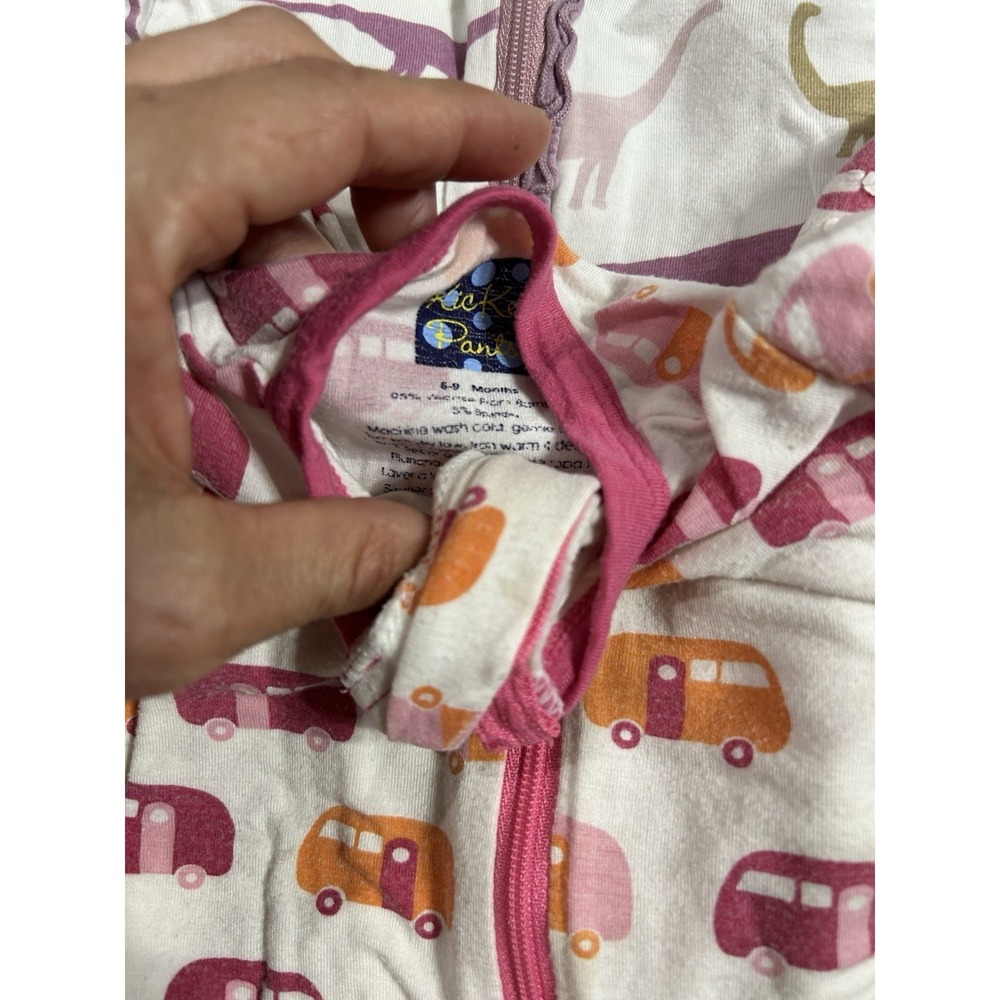 Kickee Pants Lot Footie Pajamas PJs Baby Girls Size 6-12 M - Picture 7 of 10
